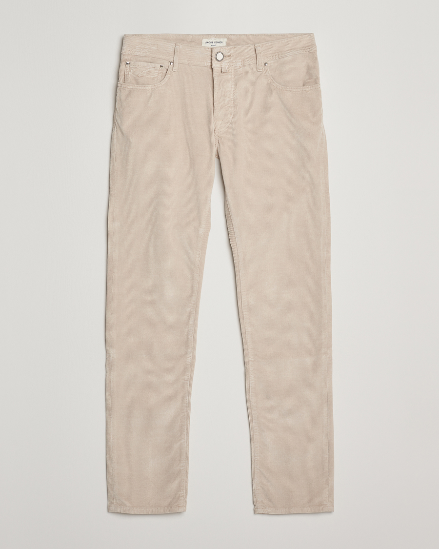 Herren | Hosen | Jacob Cohën | Bard 5-Pocket Medium Corduroy Trousers Off White