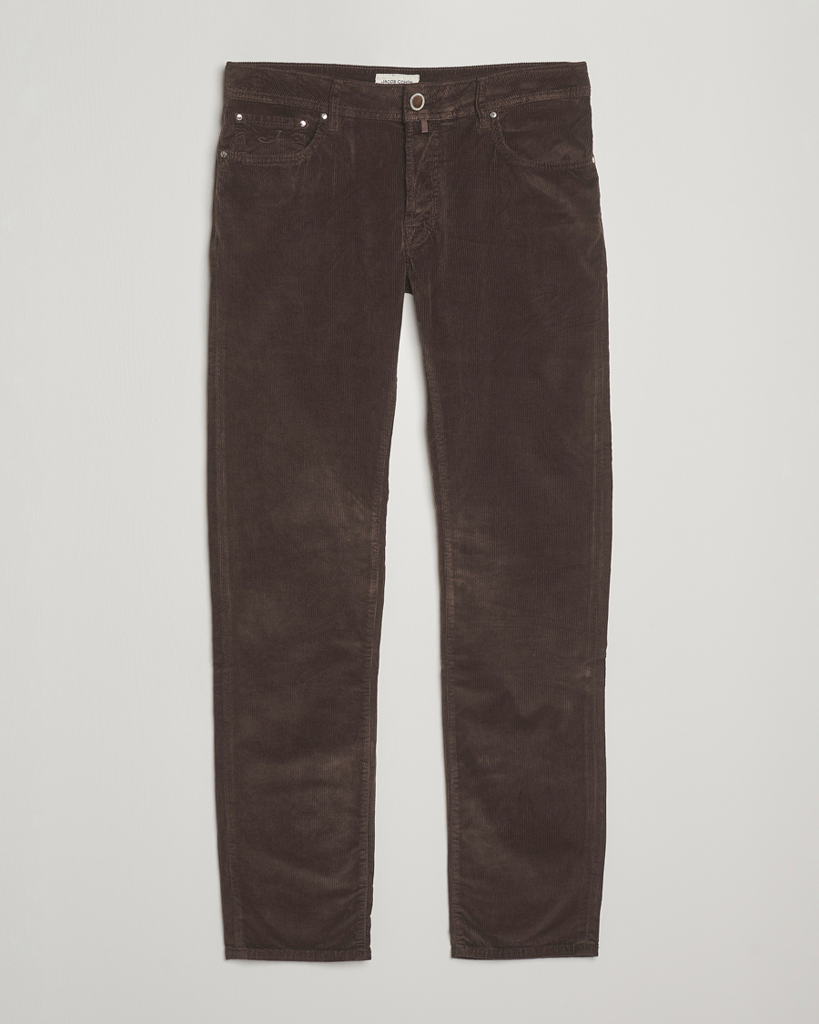 Herren | Hosen | Jacob Cohën | Bard 5-Pocket Medium Corduroy Trousers Brown
