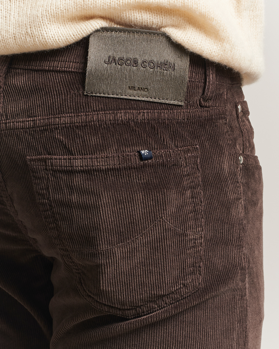 Herren | Hosen | Jacob Cohën | Bard 5-Pocket Medium Corduroy Trousers Brown