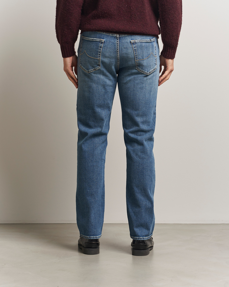 Herren | Jeans | Jacob Cohën | Edos Regular Straight Fit Jeans Light Blue