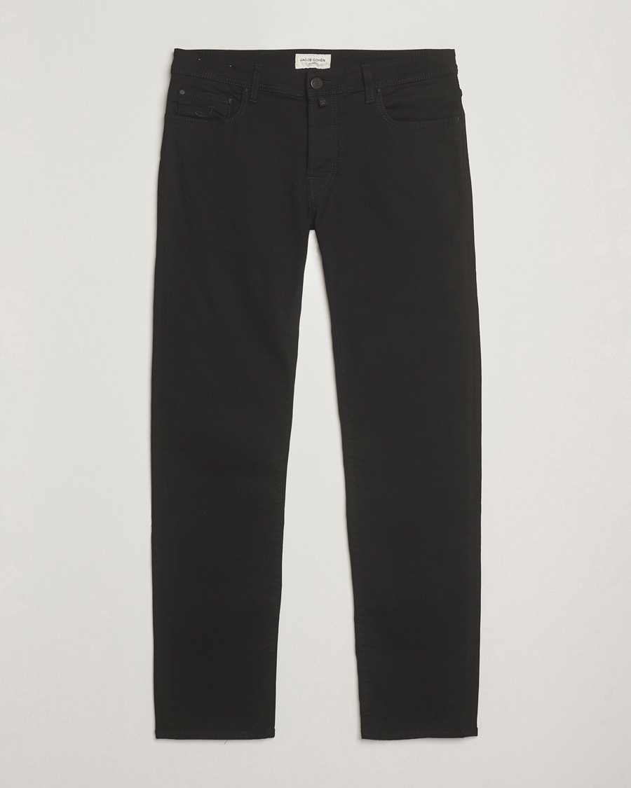 Herren | Jeans | Jacob Cohën | Bard Slim Fit Stretch Jeans Stay Black