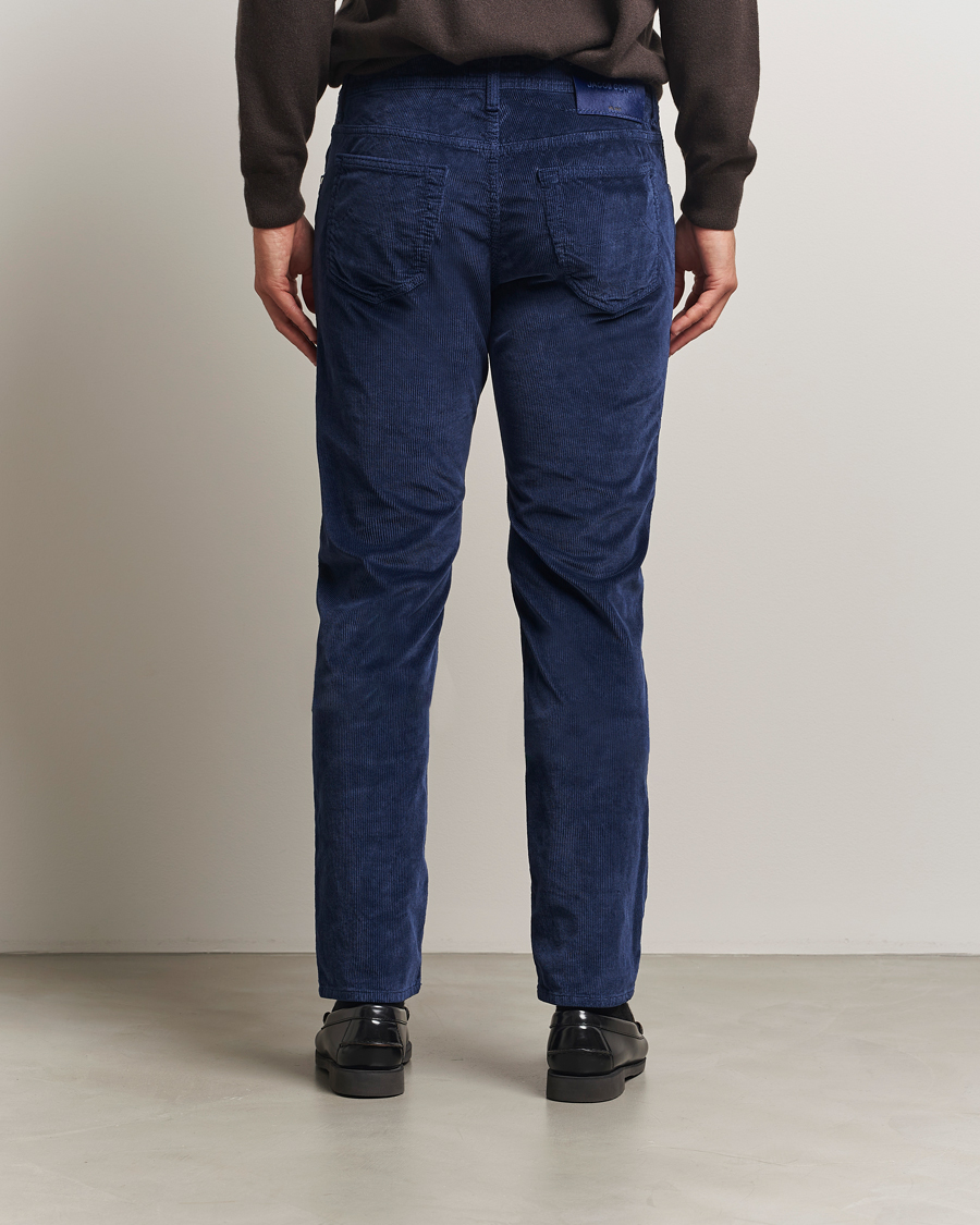 Herren | Hosen | Jacob Cohën | Bard 5-Pocket Medium Corduroy Trousers Dark Blue