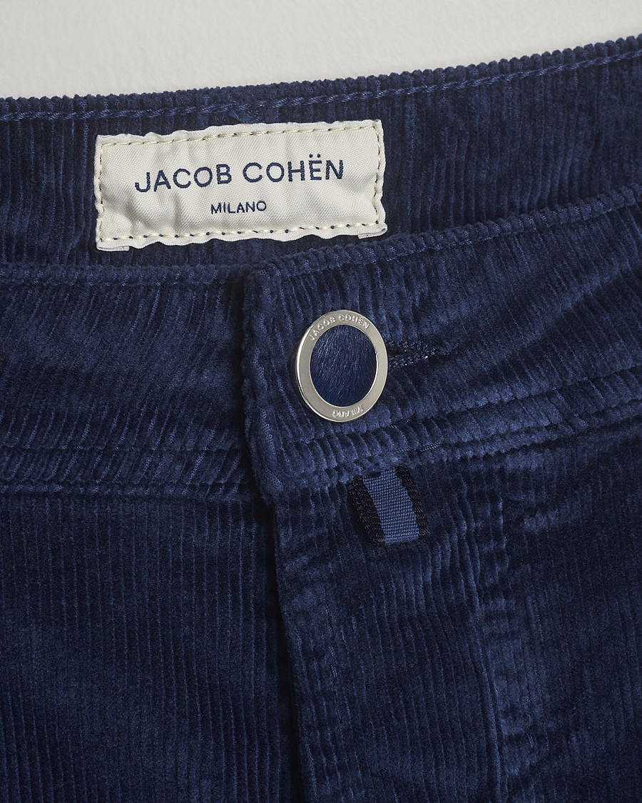 Herren | Hosen | Jacob Cohën | Bard 5-Pocket Medium Corduroy Trousers Dark Blue