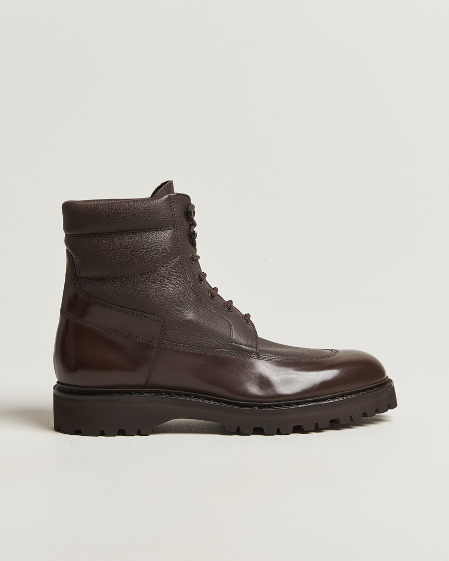 Herren | Boots | John Lobb | Peak Lined Boots Dark Brown