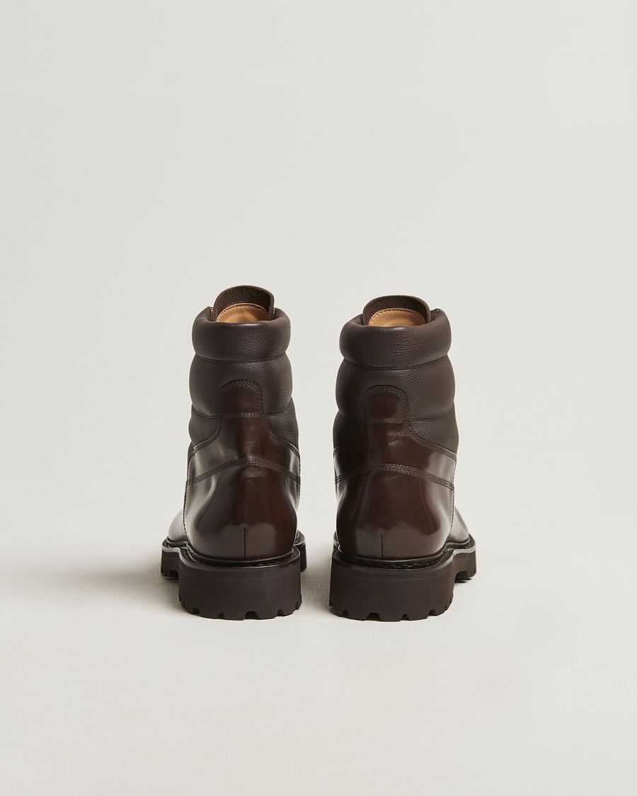 Herren | Boots | John Lobb | Peak Lined Boots Dark Brown