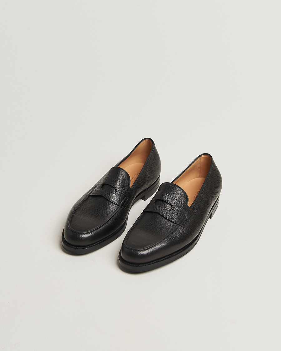 Herren | Loafer | John Lobb | Lopez Penny Loafer Black Grain