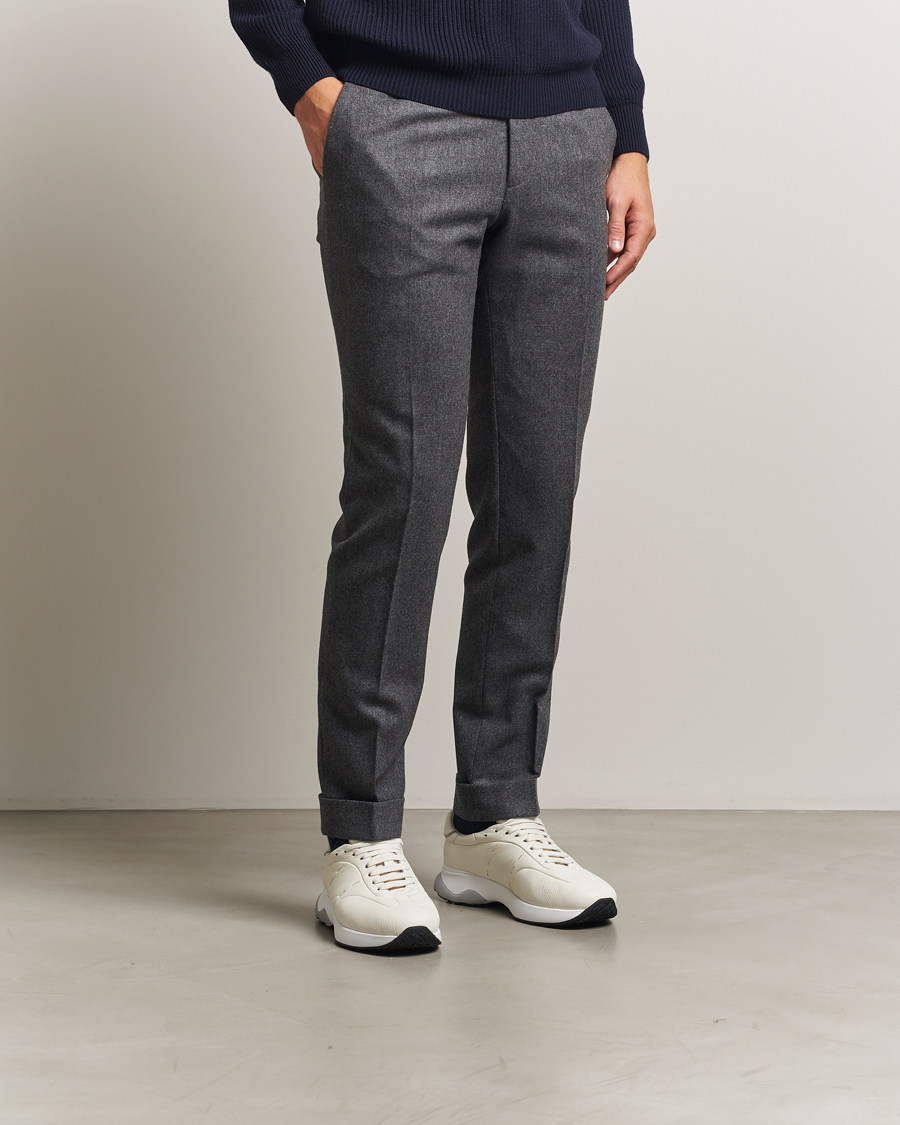 Herren | Sneaker | Kiton | Luxury Running Sneakers White Deerskin