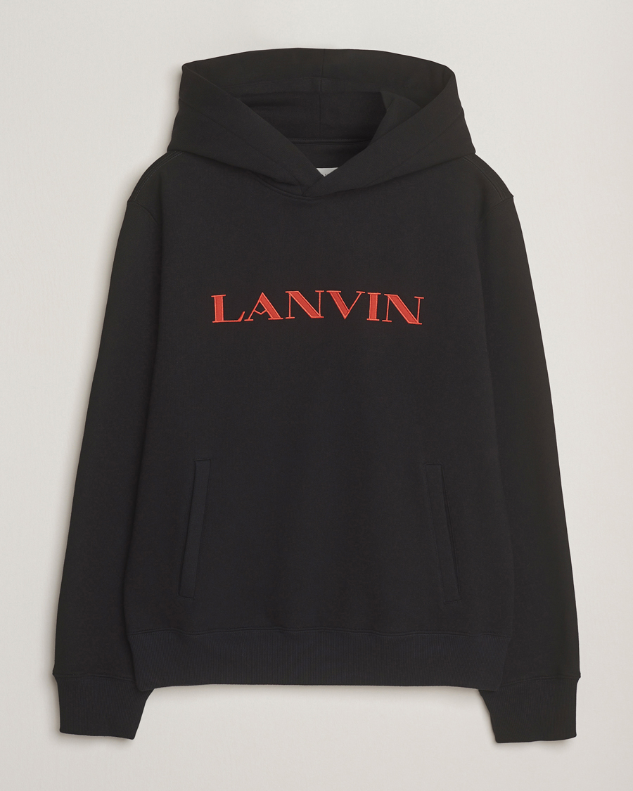 Herren | Pullover | Lanvin | Logo Hoodie Black
