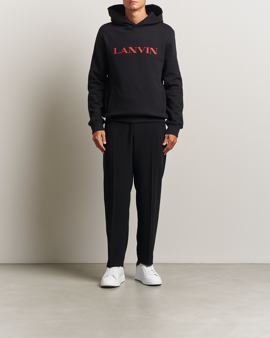 Herren | Pullover | Lanvin | Logo Hoodie Black