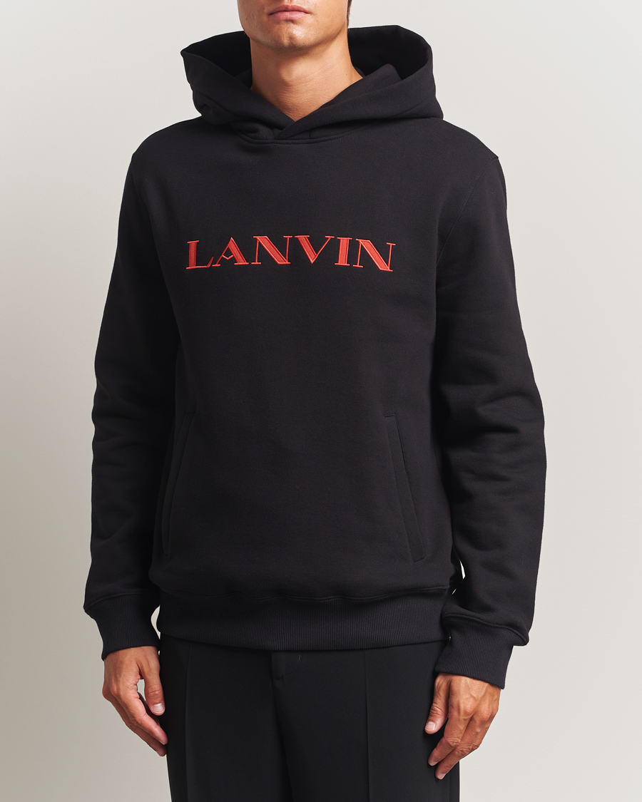 Herren | Pullover | Lanvin | Logo Hoodie Black