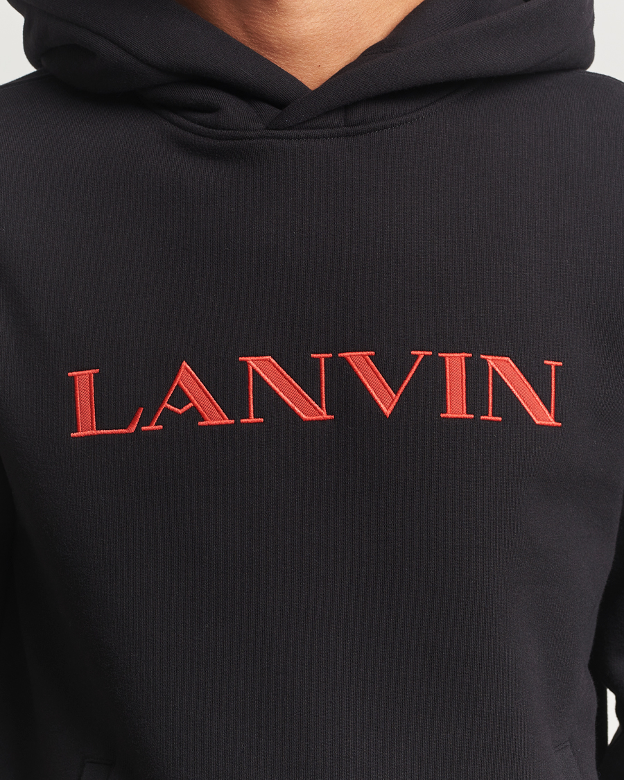 Herren | Pullover | Lanvin | Logo Hoodie Black