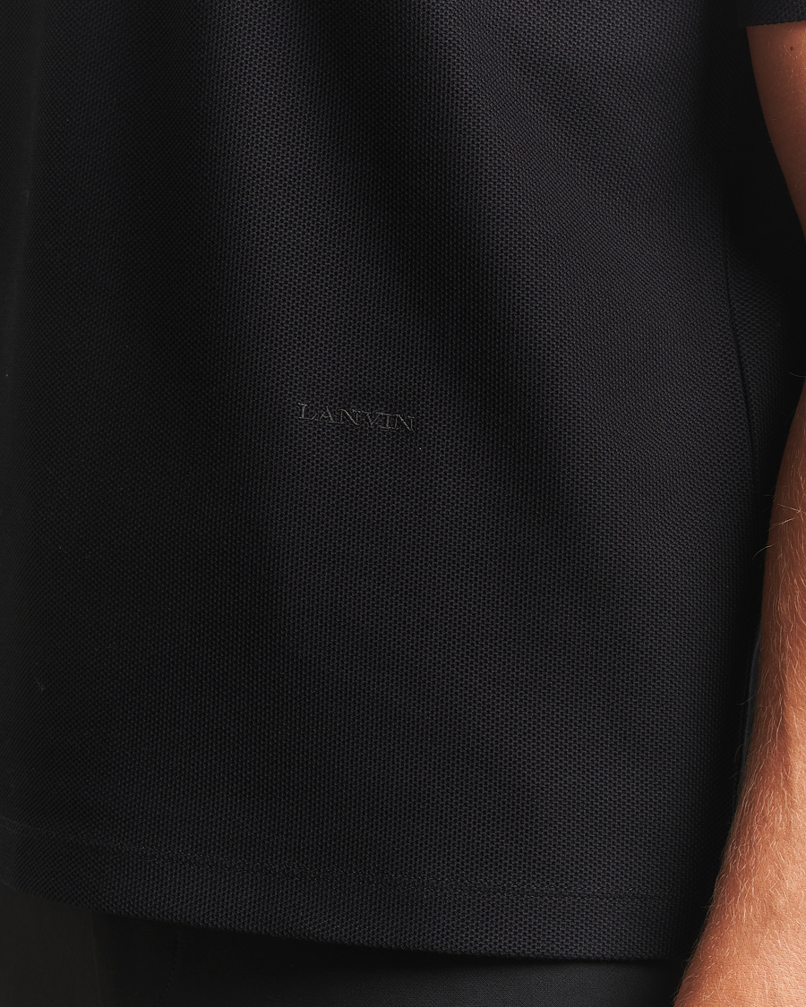 Herren | Pullover | Lanvin | Collar T-shirt Black