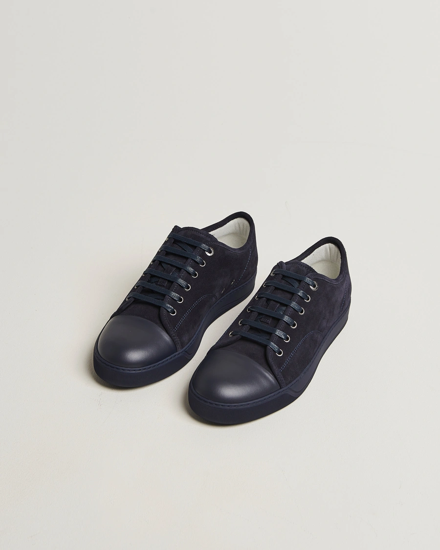 Herren | Sneaker | Lanvin | DBB1 Nappa Cap Toe Sneaker Black/Navy