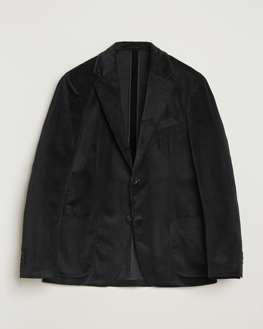 Herren | Sakkos | Lardini | Cotton Corduroy Blazer Black