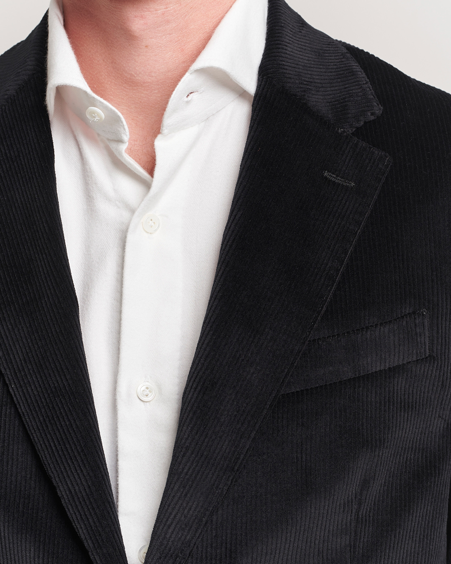 Herren | Sakkos | Lardini | Cotton Corduroy Blazer Black