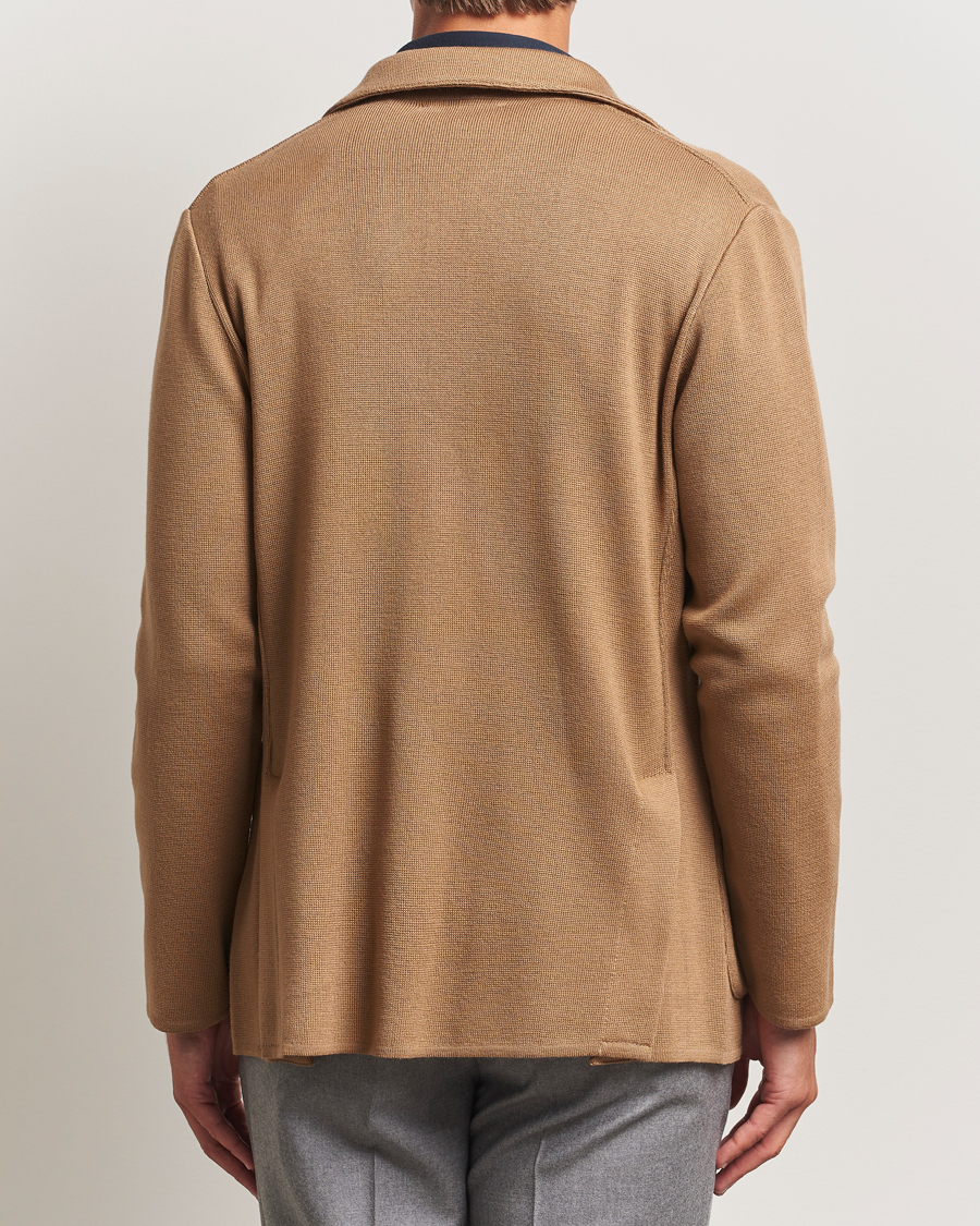 Herren | Sakkos | Lardini | Knitted Wool Blazer Beige