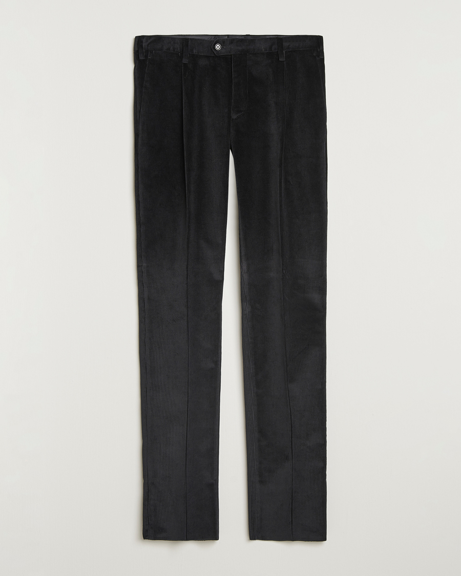 Herren | Hosen | Lardini | Cotton Corduroy Trousers Black