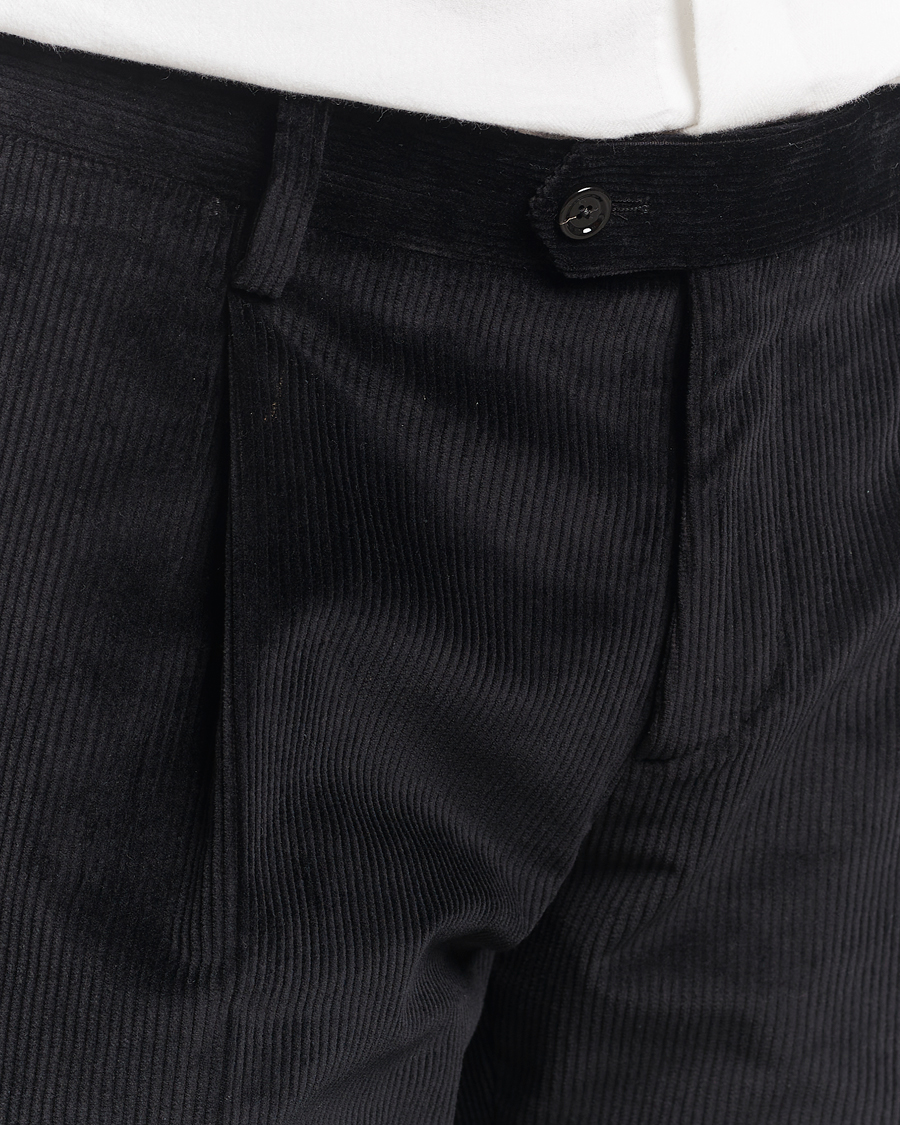 Herren | Hosen | Lardini | Cotton Corduroy Trousers Black