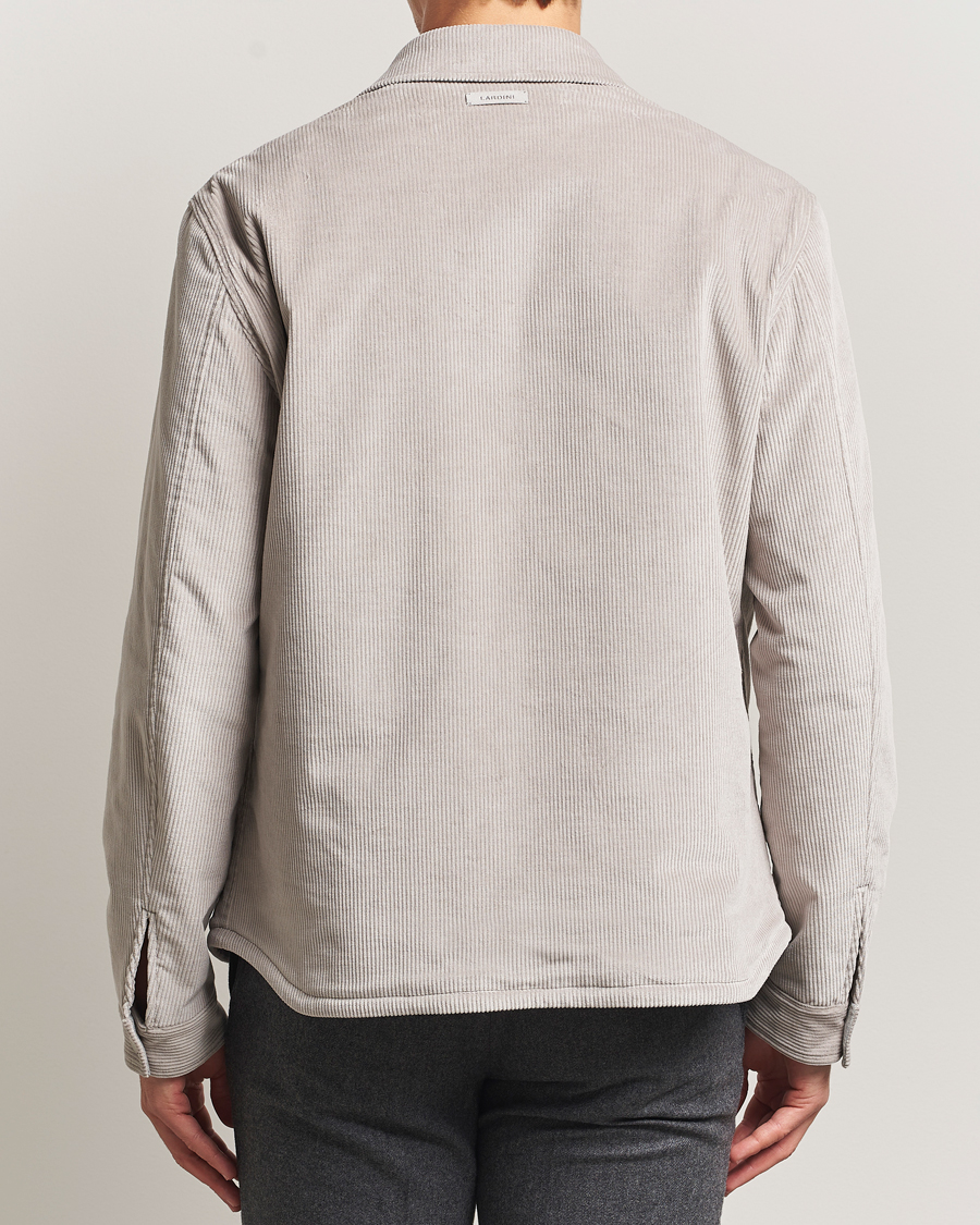 Herren | Jacken | Lardini | Corduroy Overshirt Taupe