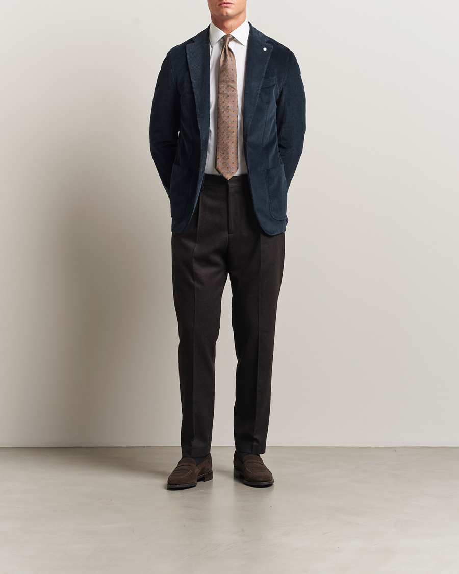 Herren | Sakkos | L.B.M. 1911 | Jack Corduroy Blazer Navy