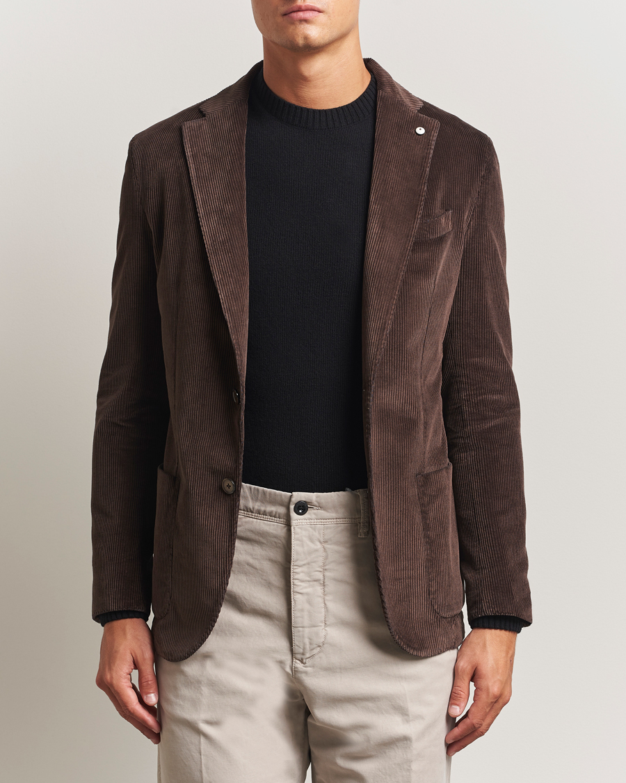 Herren | Sakkos | L.B.M. 1911 | Jack Corduroy Blazer Dark Brown