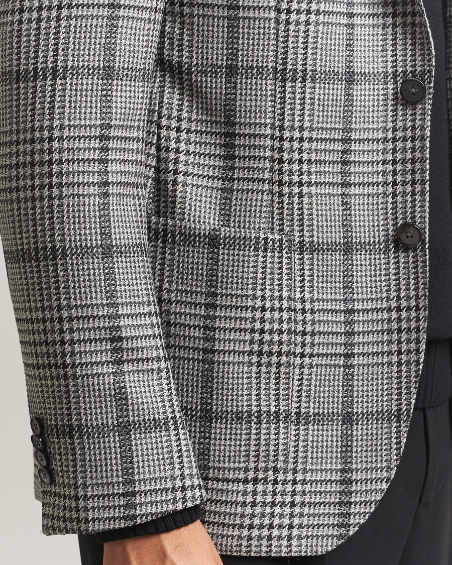 Herren | Sakkos | L.B.M. 1911 | Jack Checked Wool Blazer Grey