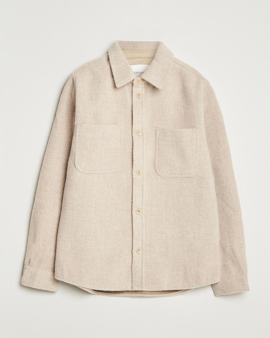 Herren | Hemden | LES DEUX | Lennon Bouclé Overshirt Ivory