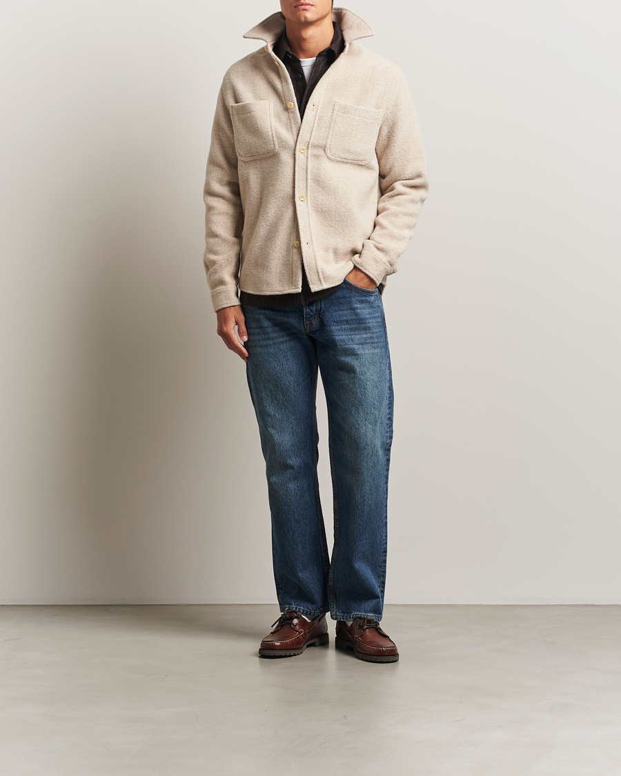 Herren | Hemden | LES DEUX | Lennon Bouclé Overshirt Ivory