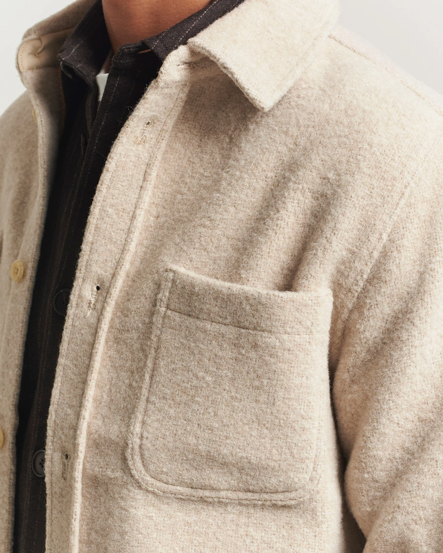 Herren | Hemden | LES DEUX | Lennon Bouclé Overshirt Ivory