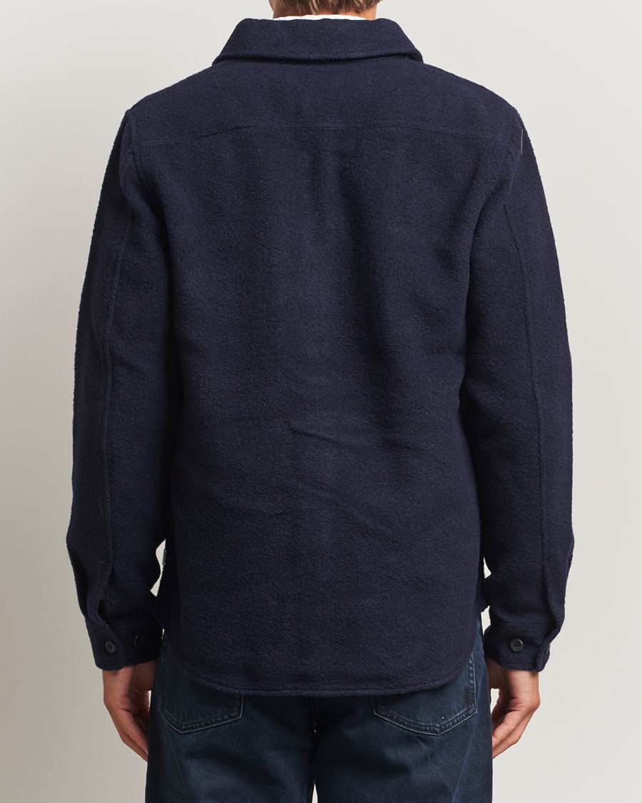 Herren | Hemden | LES DEUX | Lennon Bouclé Overshirt Navy