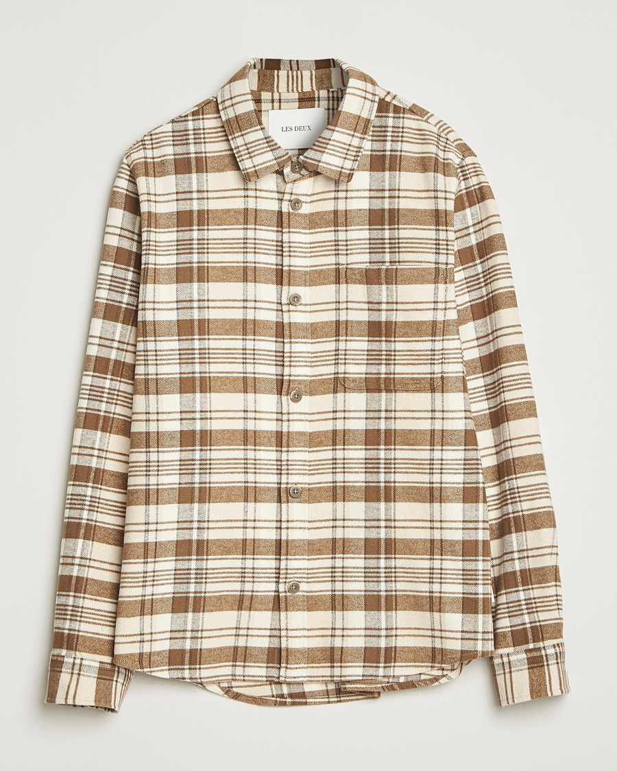 Herren | Hemden | LES DEUX | Lennon Check Overshirt Irish Cream