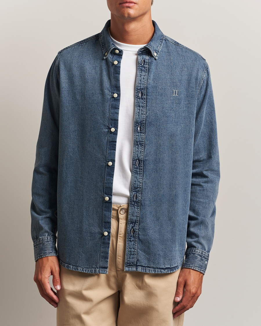 Herren | Hemden | LES DEUX | Konrad Denim Shirt Light Indigo