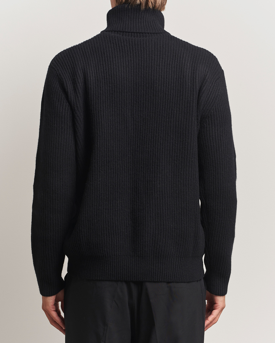 Herren | Pullover | LES DEUX | Eddie Wool Rib Rollneck Black