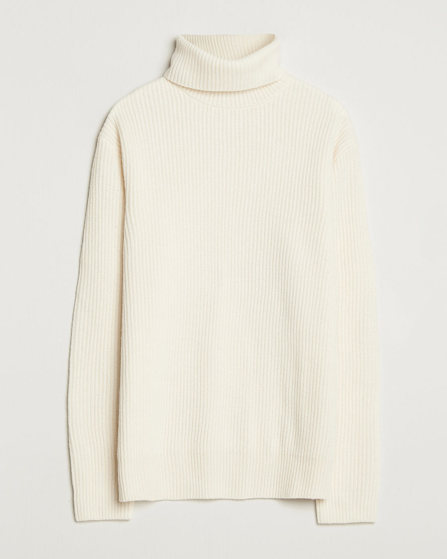 Herren | Pullover | LES DEUX | Eddie Wool Rib Rollneck Ivory