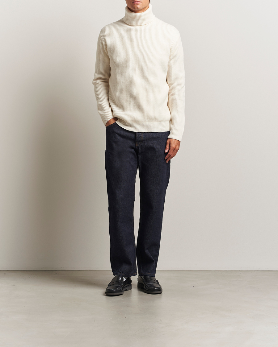 Herren | Pullover | LES DEUX | Eddie Wool Rib Rollneck Ivory