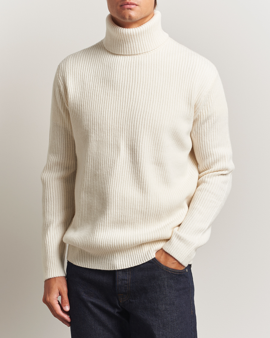 Herren | Pullover | LES DEUX | Eddie Wool Rib Rollneck Ivory