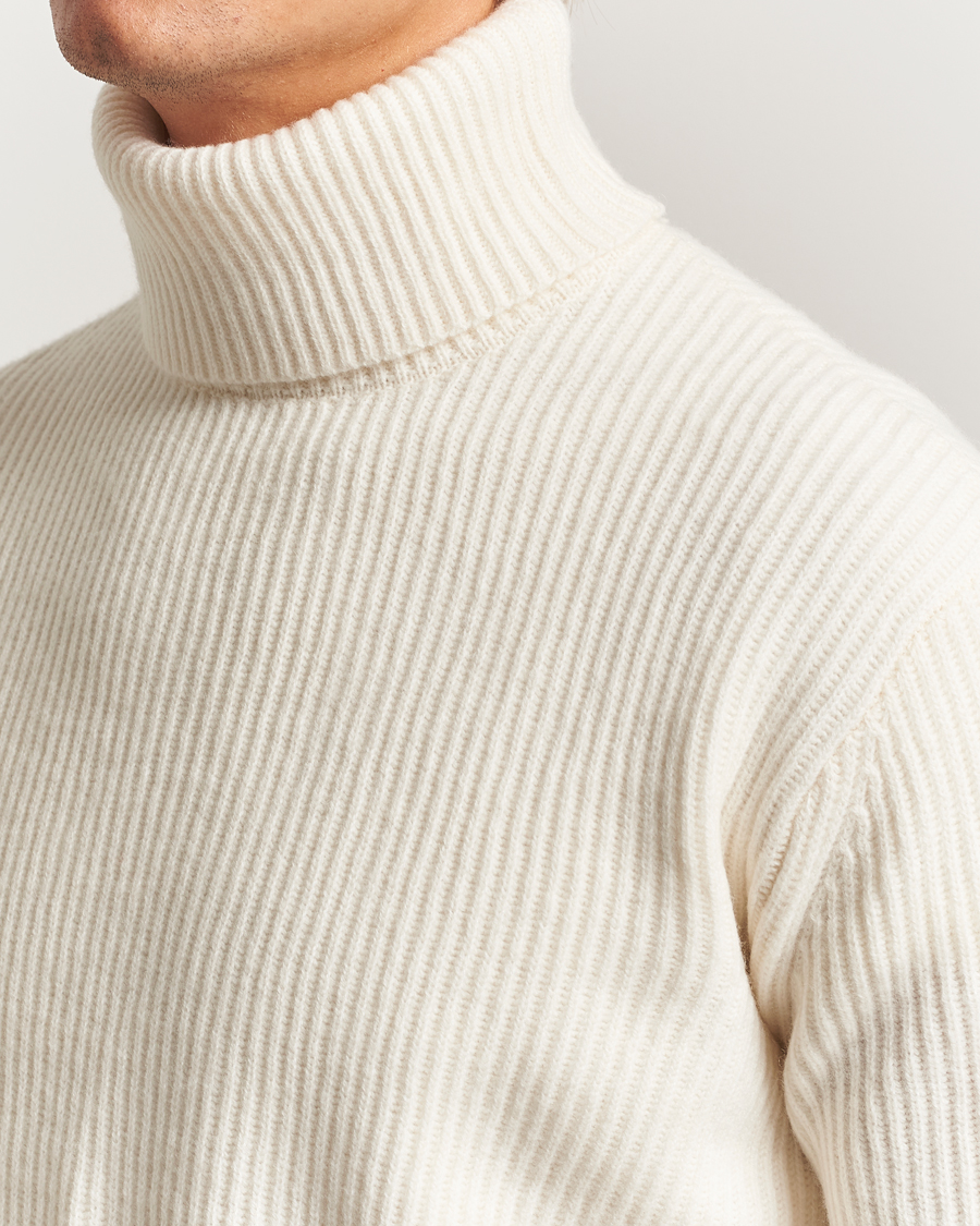 Herren | Pullover | LES DEUX | Eddie Wool Rib Rollneck Ivory
