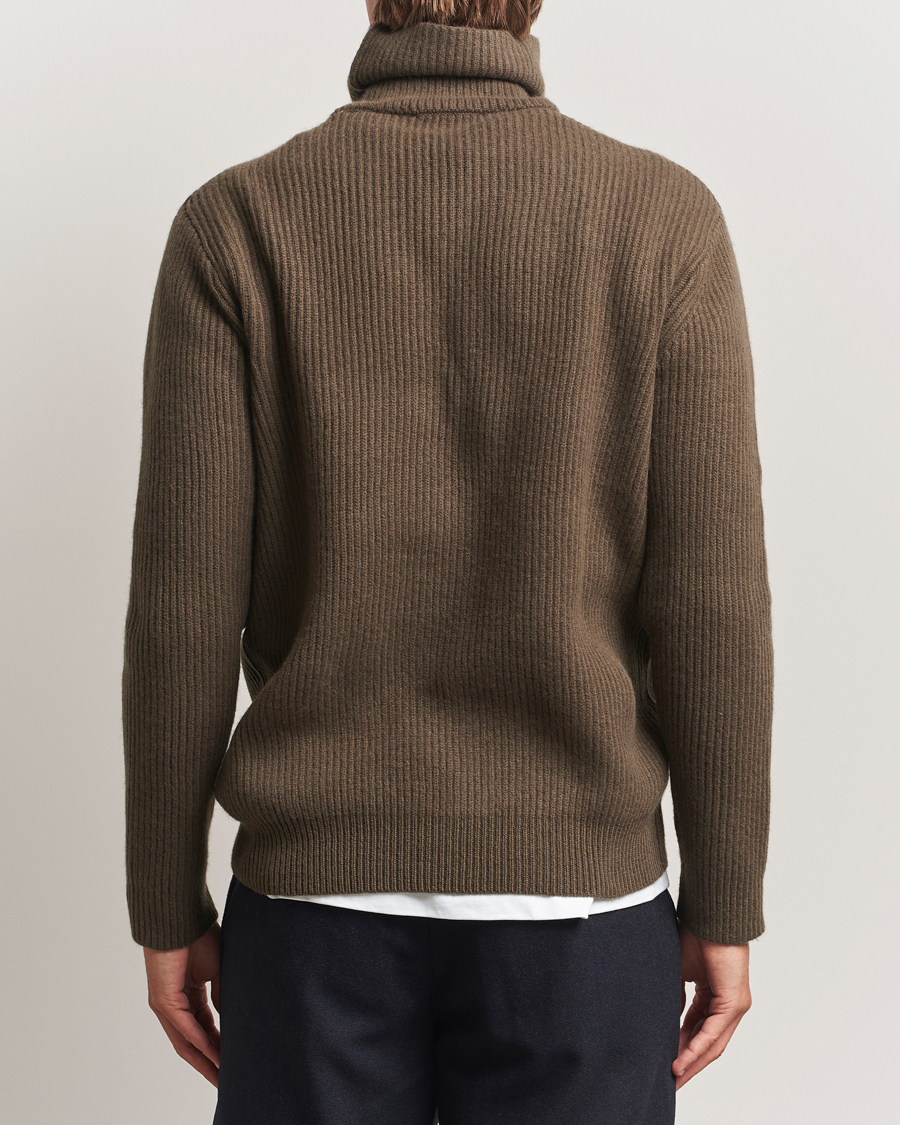 Herren | Pullover | LES DEUX | Eddie Wool Rib Rollneck Teak