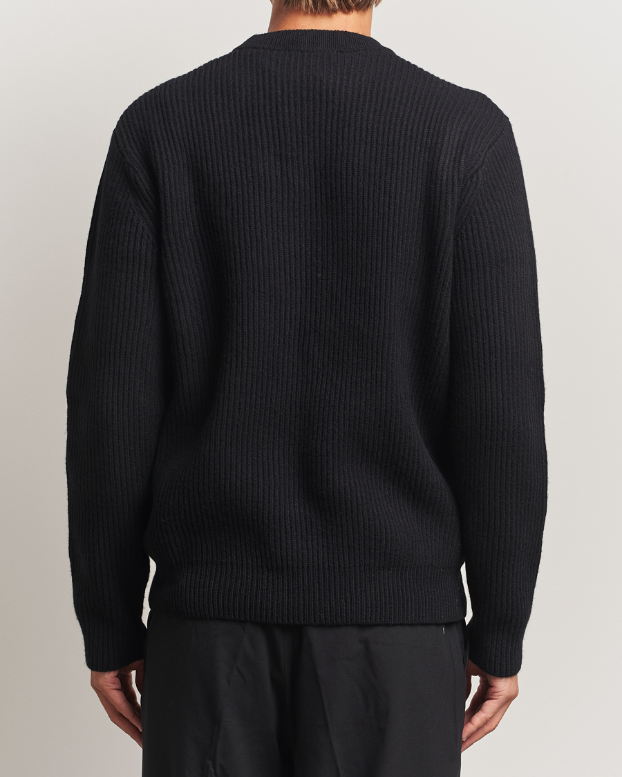 Herren | Pullover | LES DEUX | Eddie Wool Rib Crewneck Black