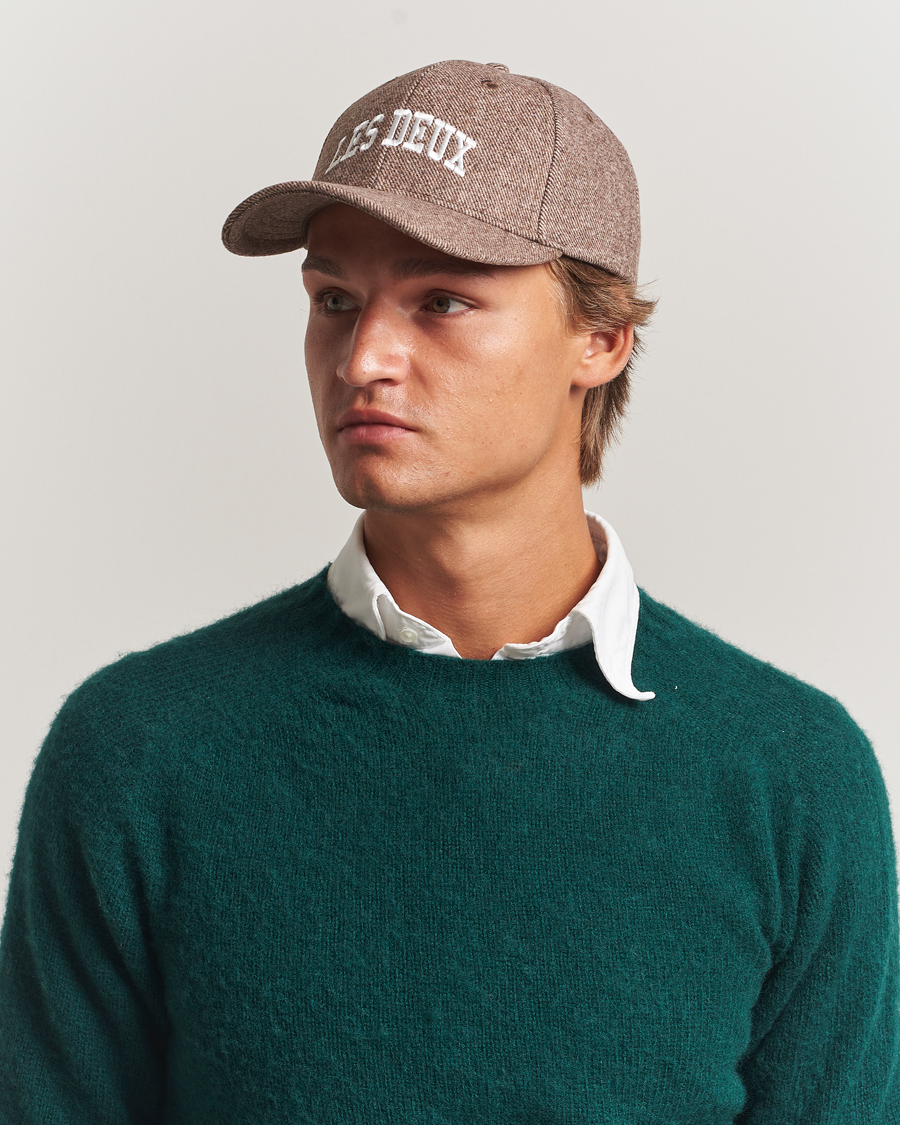 Herren | Hüte & Mützen | LES DEUX | Wool Baseball Cap Mountain Gray