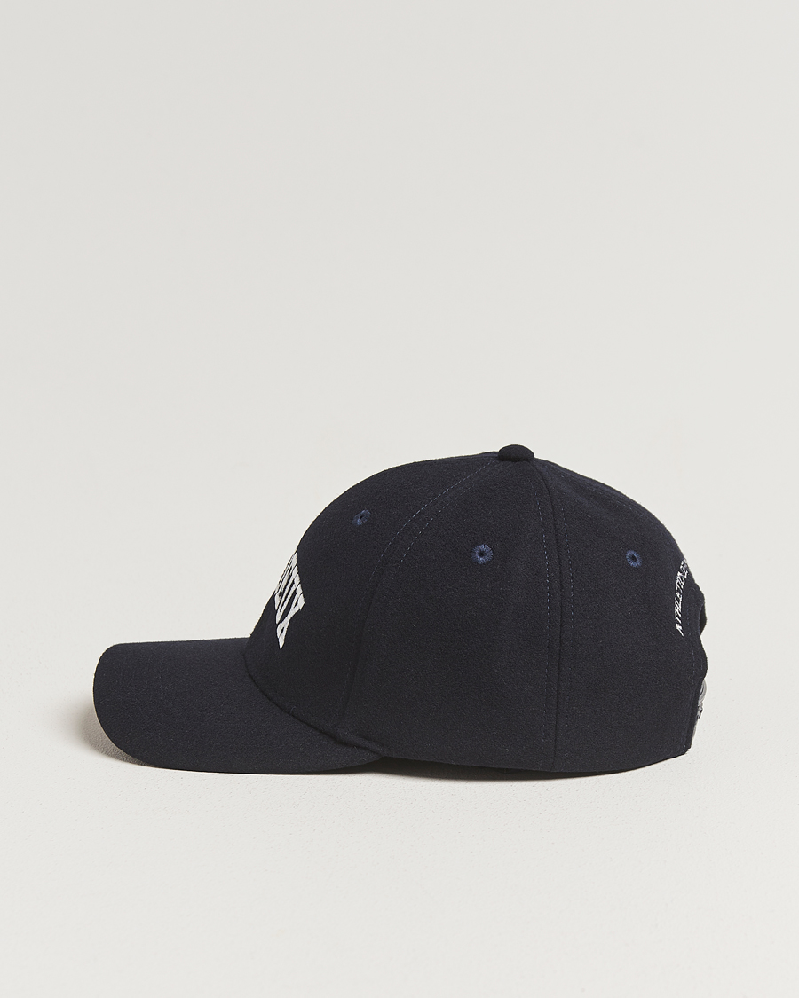 Herren | Hüte & Mützen | LES DEUX | Wool Baseball Cap Dark Navy