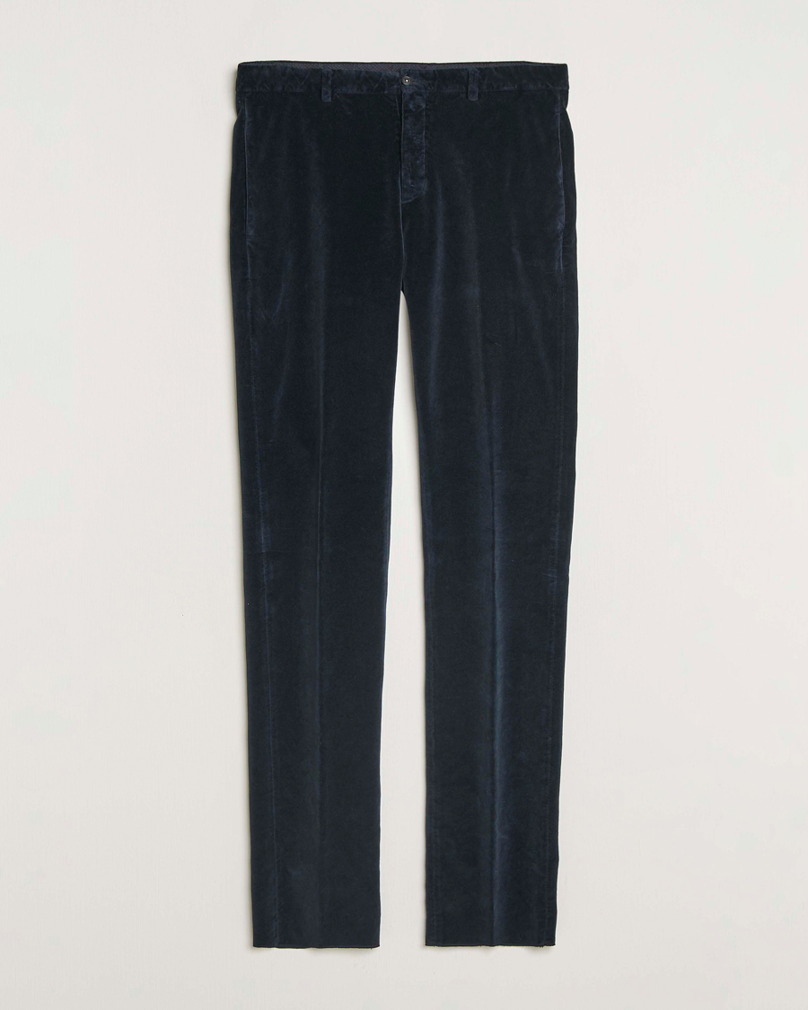 Herren | Hosen | Massimo Alba | Mauko Velvet Trousers Navy