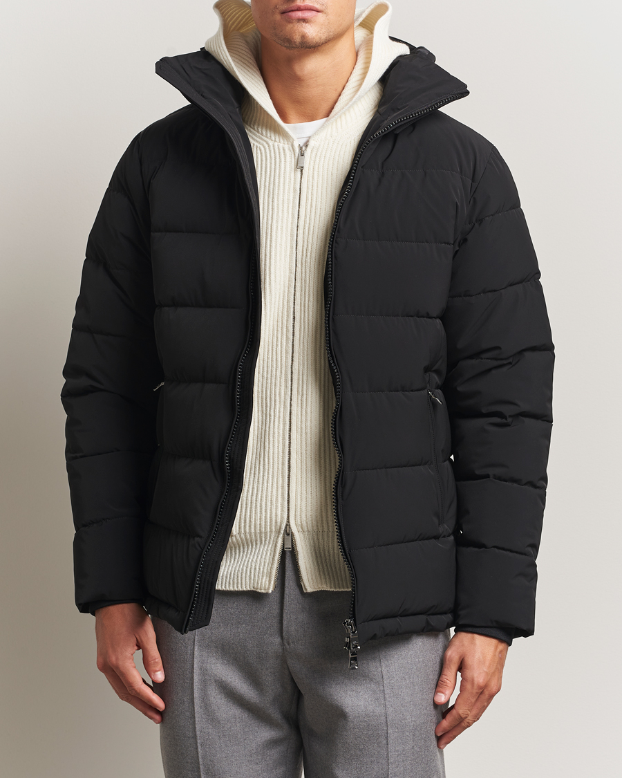 Herren | Jacken | Oscar Jacobson | Hooded Puffer Jacket Black