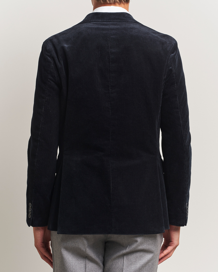 Herren | Sakkos | Oscar Jacobson | Fogerty Patch Pocket Cord Blazer Navy