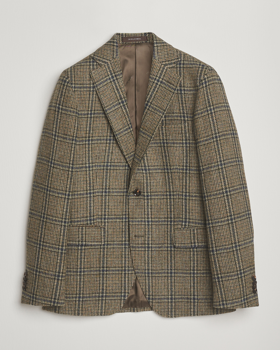 Herren | Sakkos | Oscar Jacobson | Fogerty Moon Tweed Blazer Green