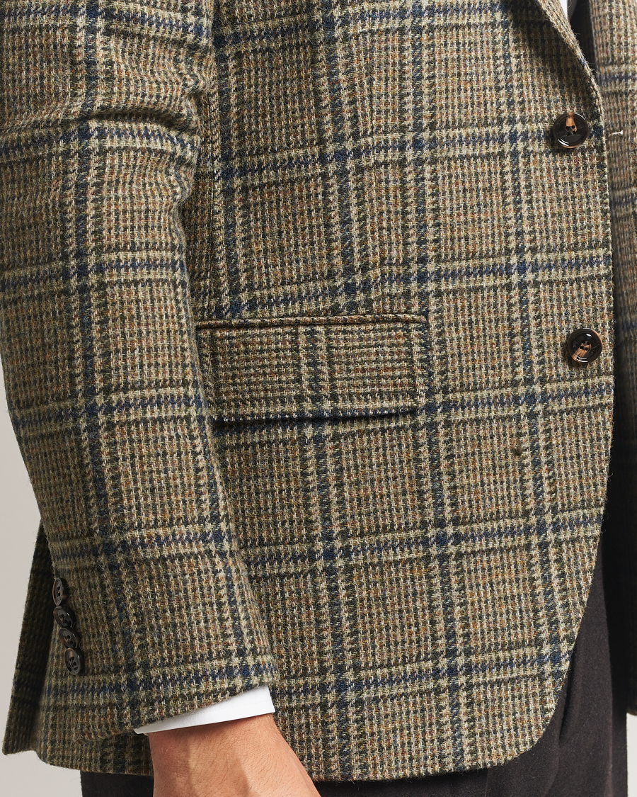 Herren | Sakkos | Oscar Jacobson | Fogerty Moon Tweed Blazer Green