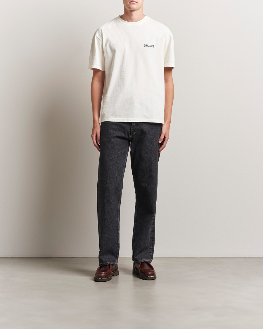 Herren | T-Shirts | Palmes | Logo T-Shirt Broken White