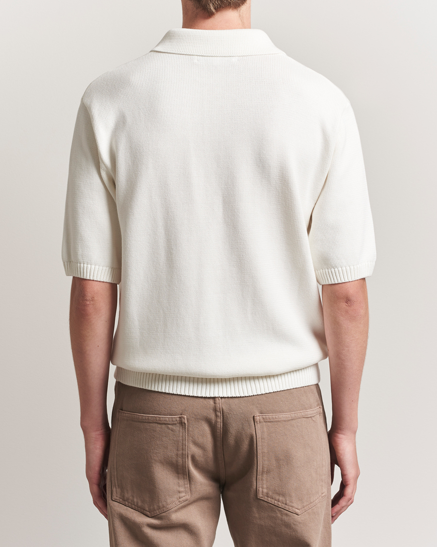 Herren | Poloshirts | Palmes | Cotton Knit Polo Off White