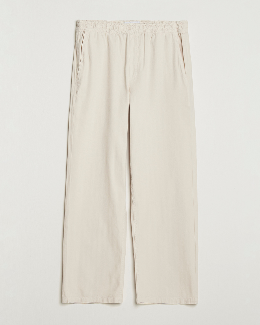 Herren | Hosen | Palmes | Lucien Herringbone Cotton Trousers White Sand