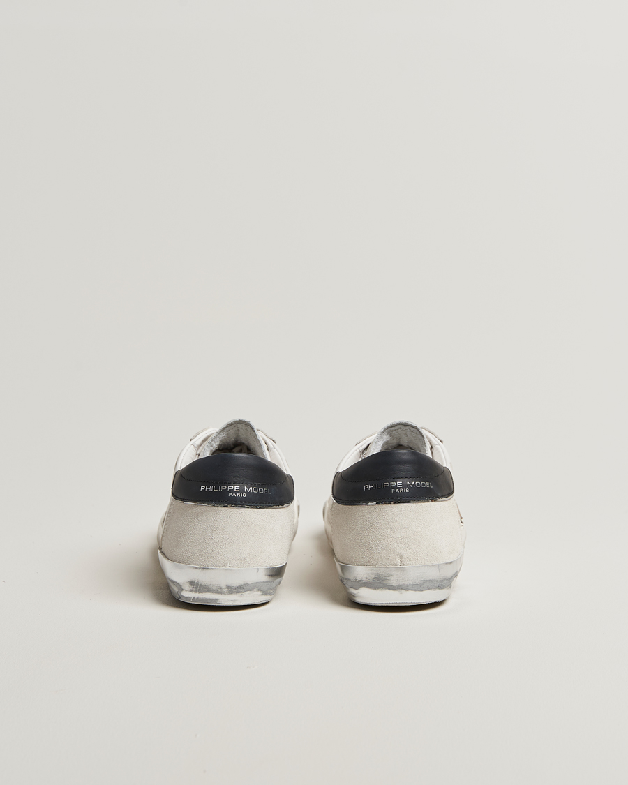 Herren | Sneaker | Philippe Model | Prsx Low Top Leather Sneakers White/Silver